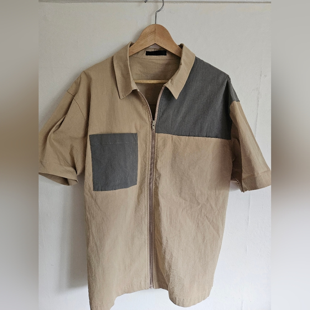 OAK + FORT Zip-up Shirt